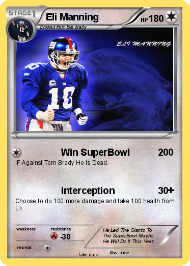 Pokemon Eli Manning