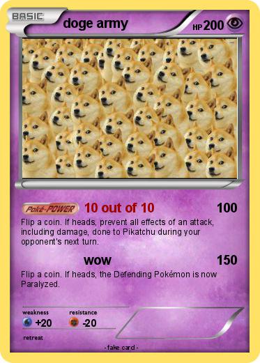 Pokemon doge army