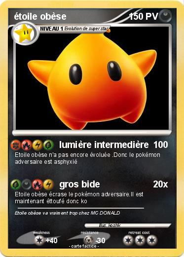 Pokemon étoile obèse