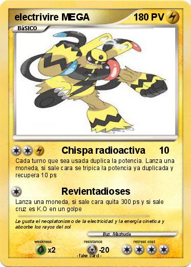 Pokemon electrivire MEGA