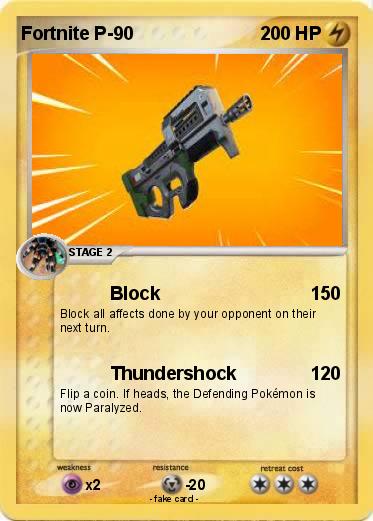 Pokemon Fortnite P-90