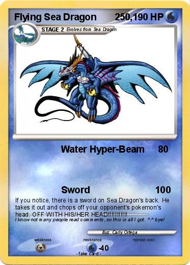 Pokemon Flying Sea Dragon       250,