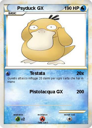 Pokemon Psyduck GX