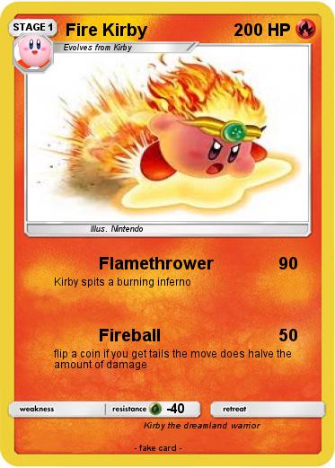 Pokemon Fire Kirby