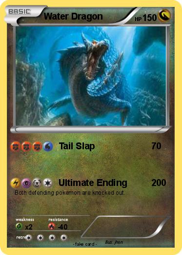 Pokemon Water Dragon
