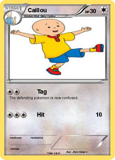 Pokemon Caillou