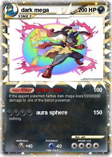 Pokemon dark mega