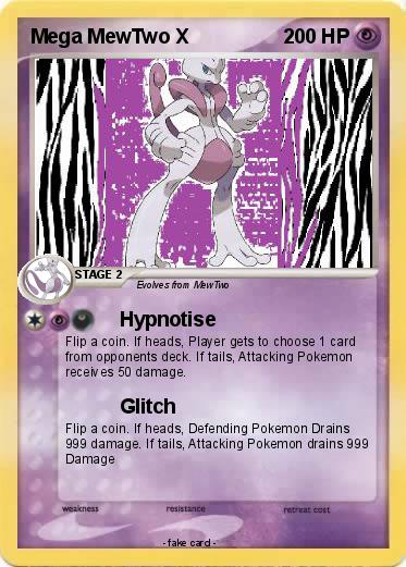 Pokemon Mega MewTwo X