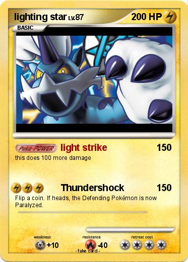 Pokemon lighting star