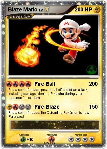 Pokemon Blaze Mario