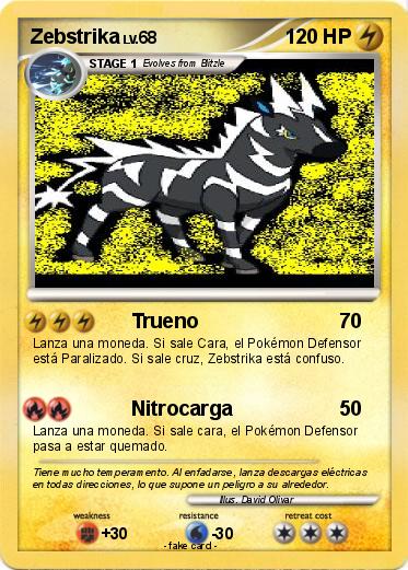 Pokemon Zebstrika