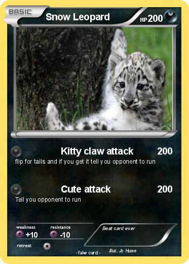 Pokemon Snow Leopard