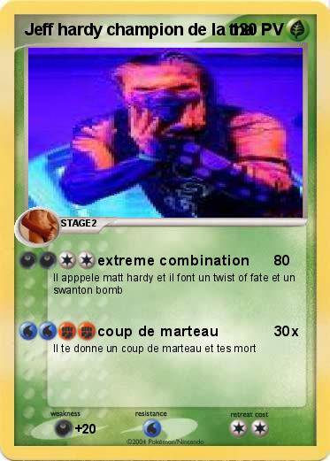 Pokemon Jeff hardy champion de la tna