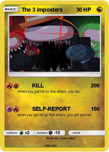 Pokemon The 3 imposters