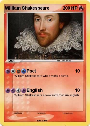 Pokemon William Shakespeare
