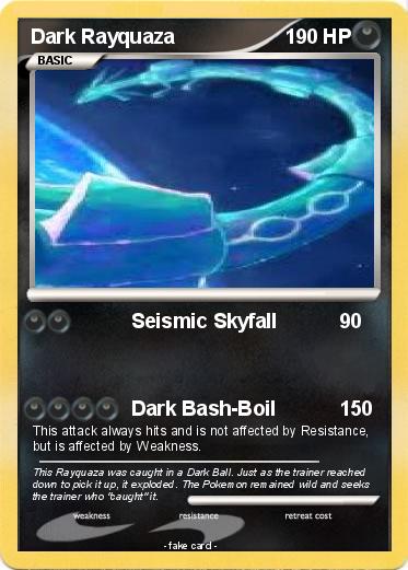 Pokemon Dark Rayquaza