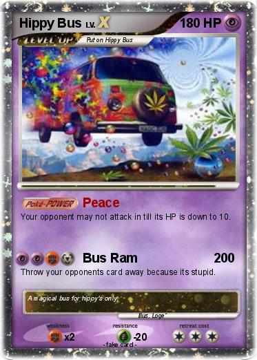 Pokemon Hippy Bus