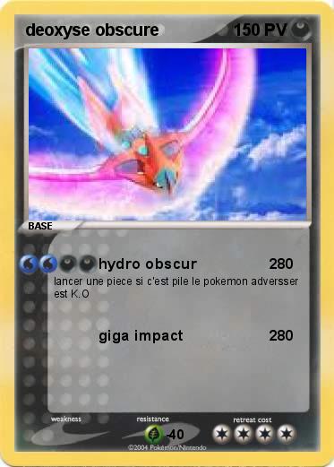 Pokemon deoxyse obscure 