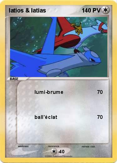 Pokemon latios & latias