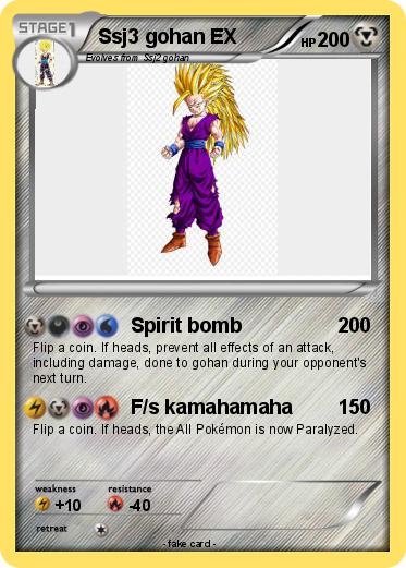 Pokemon Ssj3 gohan EX