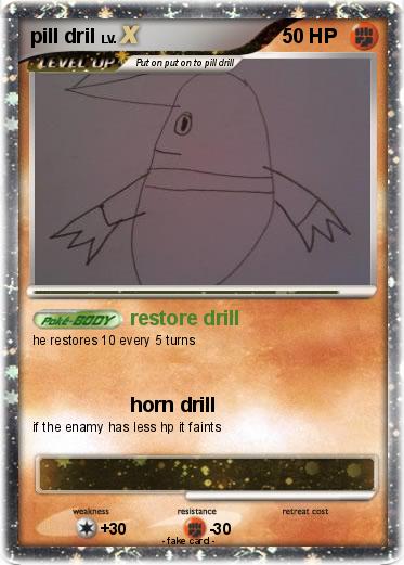 Pokemon pill dril