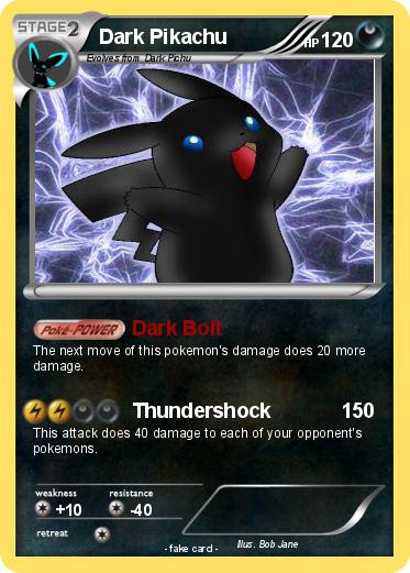 Pokemon Dark Pikachu