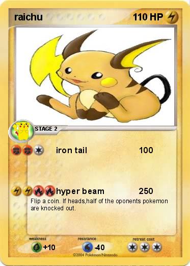 Pokemon raichu                        