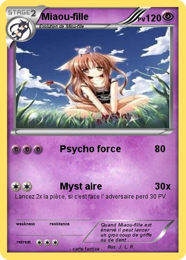 Pokemon Miaou-fille
