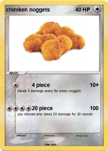 Pokemon chimken noggets