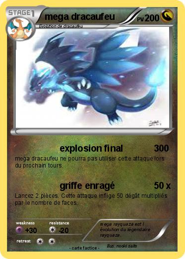Pokemon mega dracaufeu