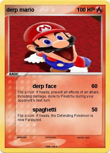 Pokemon derp mario