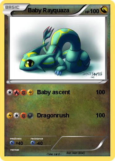 Pokemon Baby Rayquaza