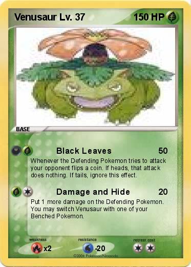 Pokemon Venusaur Lv. 37