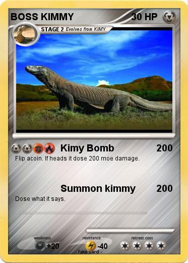 Pokemon BOSS KIMMY