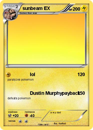 Pokemon sunbeam EX