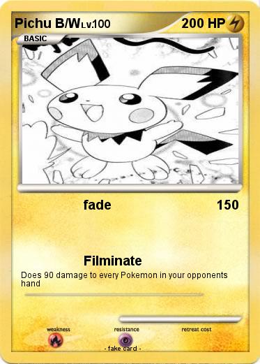Pokemon Pichu B/W