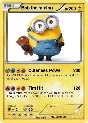 Pokemon Bob the minion