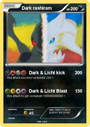 Pokemon Dark rashiram