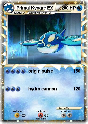 Pokemon Primal Kyogre EX