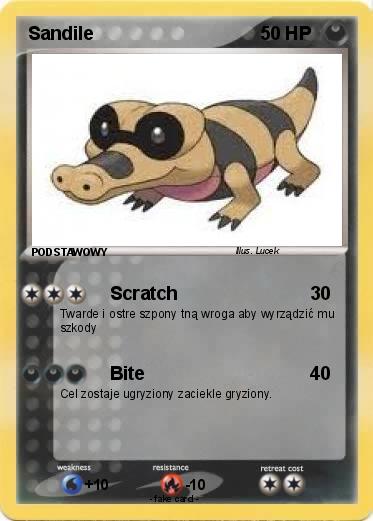 Pokemon Sandile