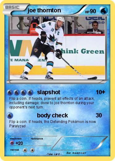 Pokemon joe thornton