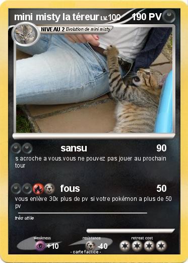 Pokemon mini misty la téreur