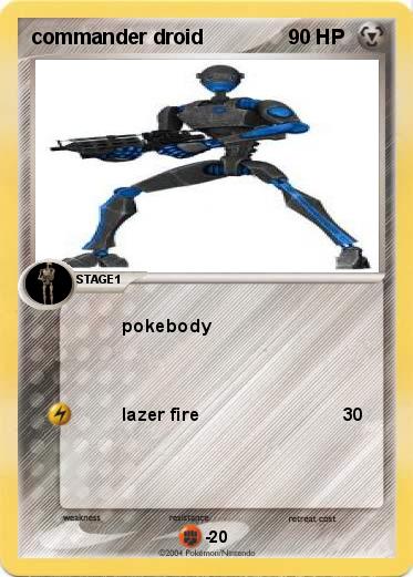 Pokemon commander droid 