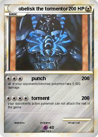 Pokemon obelisk the tormentor
