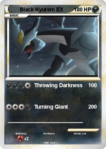 Pokemon Black Kyurem EX