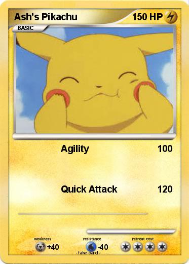 Pokemon Ash's Pikachu