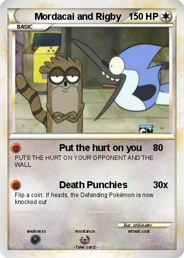 Pokemon Mordacai and Rigby