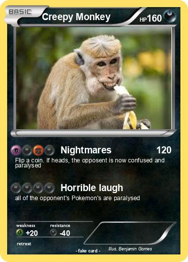 Pokemon Creepy Monkey