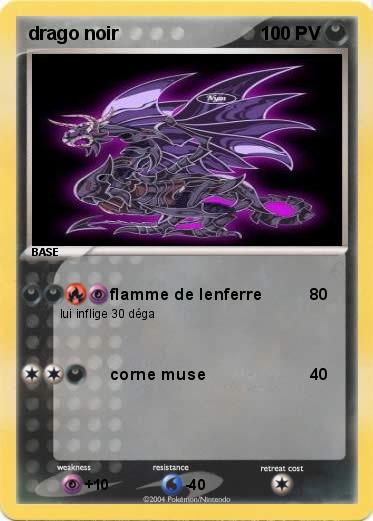 Pokemon drago noir