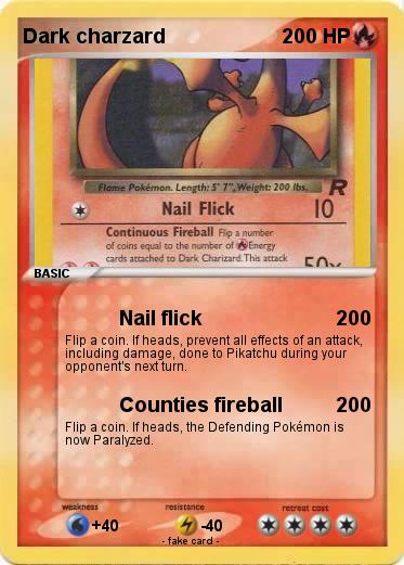 Pokemon Dark charzard